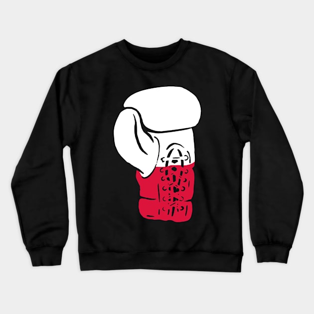 BIG POLISH BOXING GLOVE Crewneck Sweatshirt by LILNAYSHUNZ